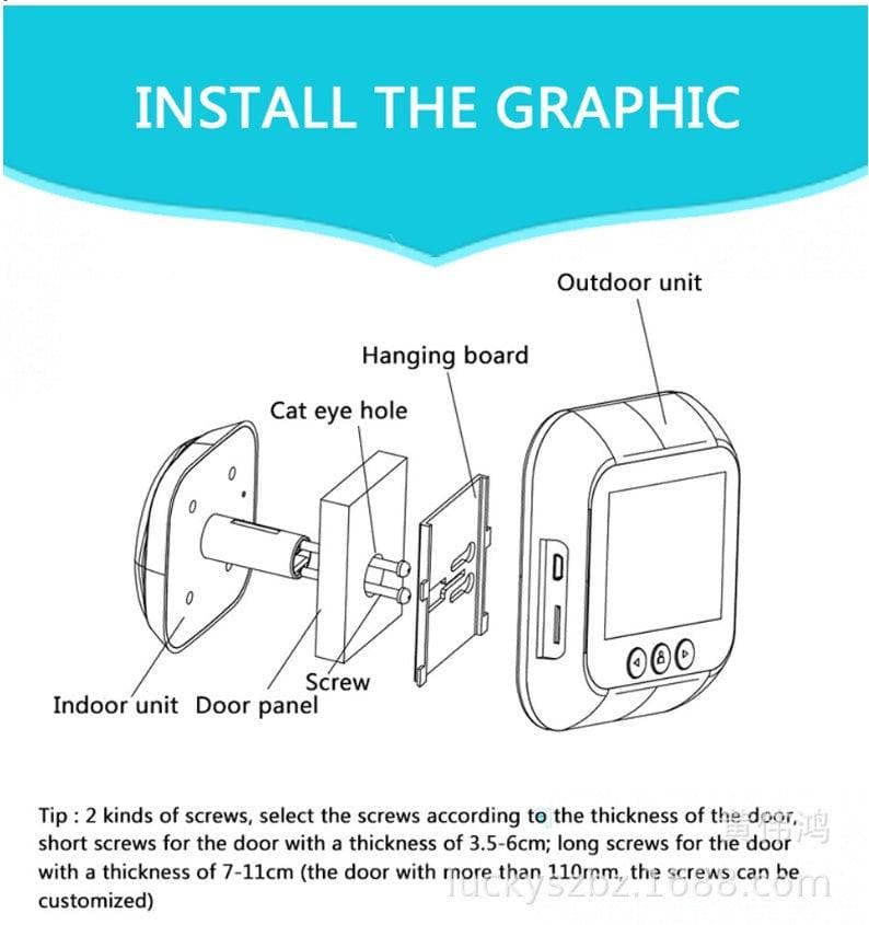 2.4" Smart Doorbell and Peephole Camera - Wholesale Electronics