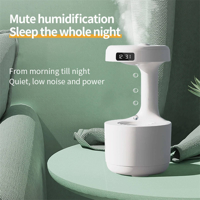 Anti - Gravity Humidifier With Clock and Aroma Diffuser - Wholesale Electronics