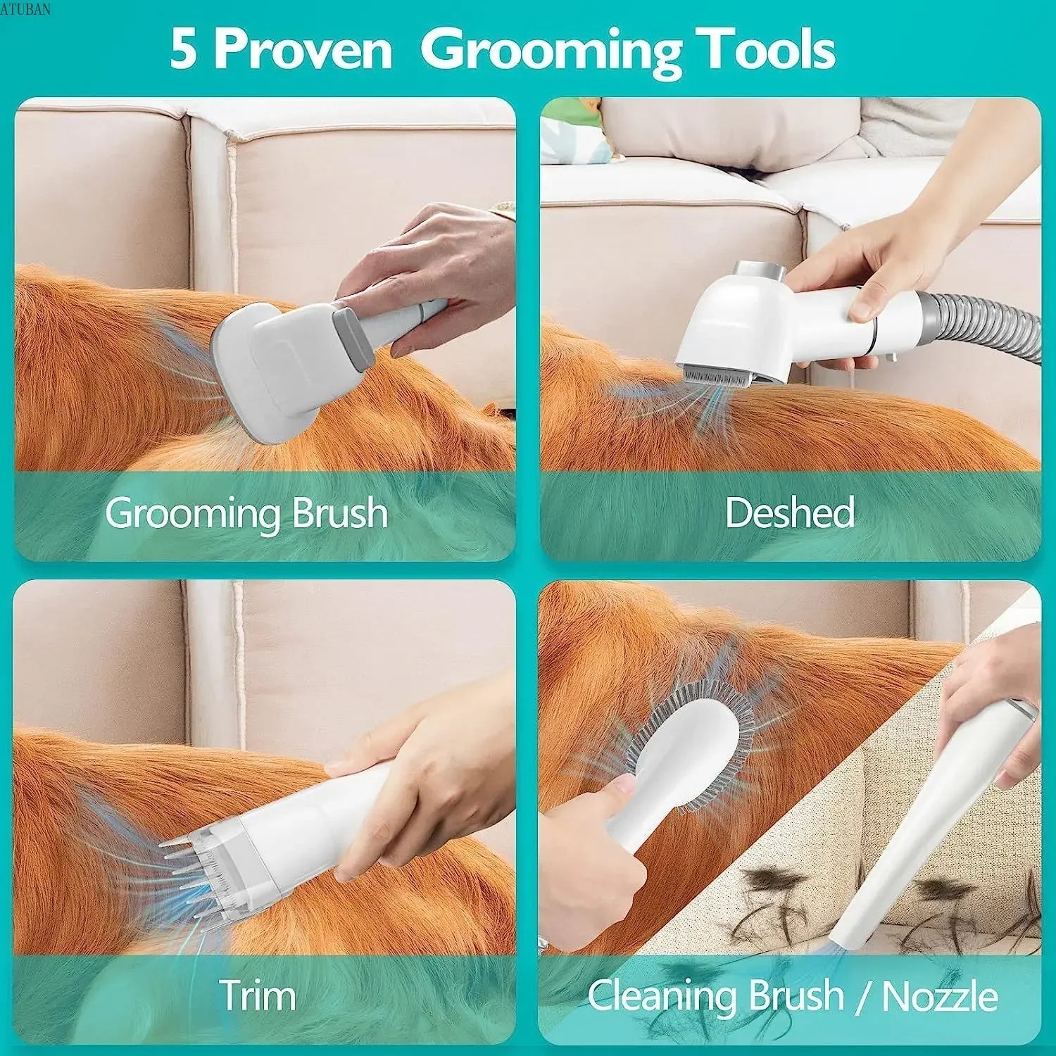 ATUBE - Pet Grooming Kit - Certainly a Sanity Saver. - Wholesale Electronics