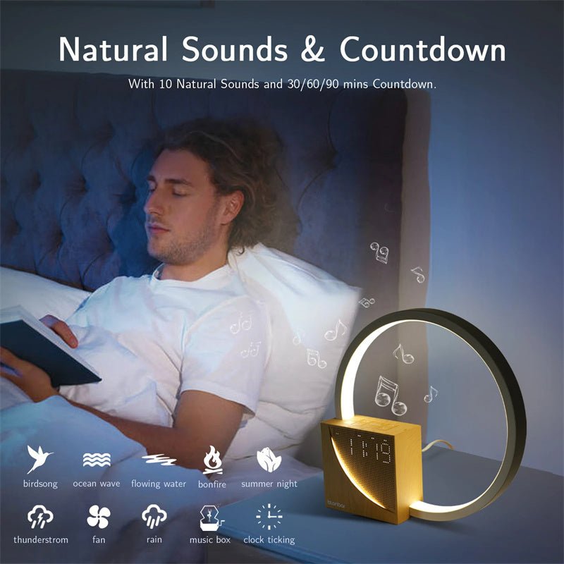 Blonbar | Uniq Design Item | Alarm Clock and Light | Relaxing Natural Sounds - Wholesale Electronics