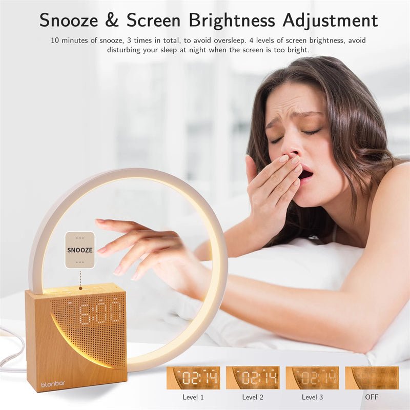 Blonbar | Uniq Design Item | Alarm Clock and Light | Relaxing Natural Sounds - Wholesale Electronics