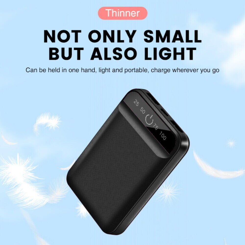 Compact Power Bank with Display | Capacity 5000mAh - Wholesale Electronics