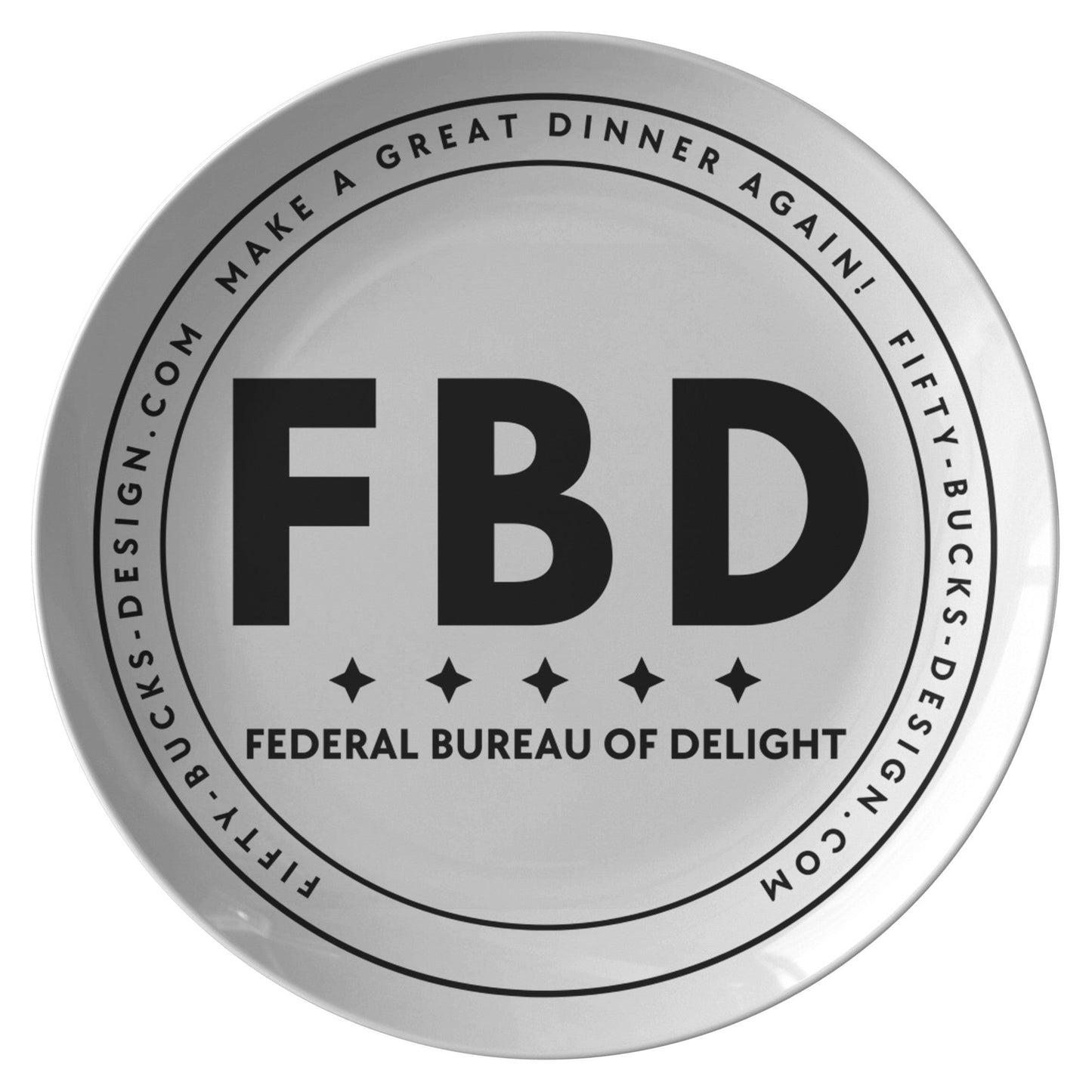 CPSC - certified and FDA - compliant Unbreakable Plate - Designed by Federal Bureau of Delight - Wholesale Electronics