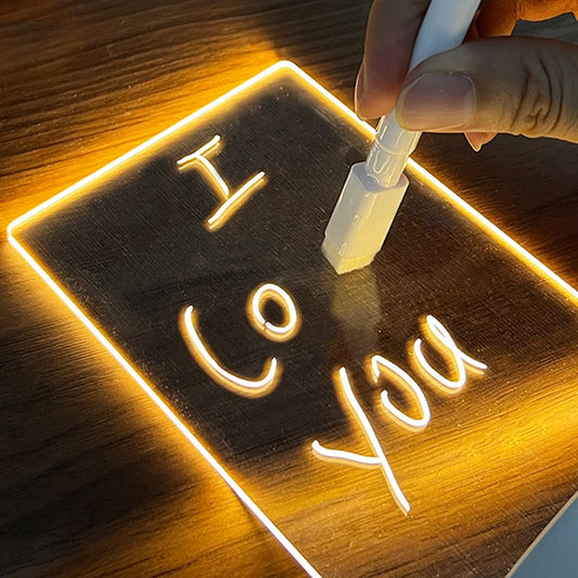 Creative Note Board with Led Night Light - Wholesale Electronics