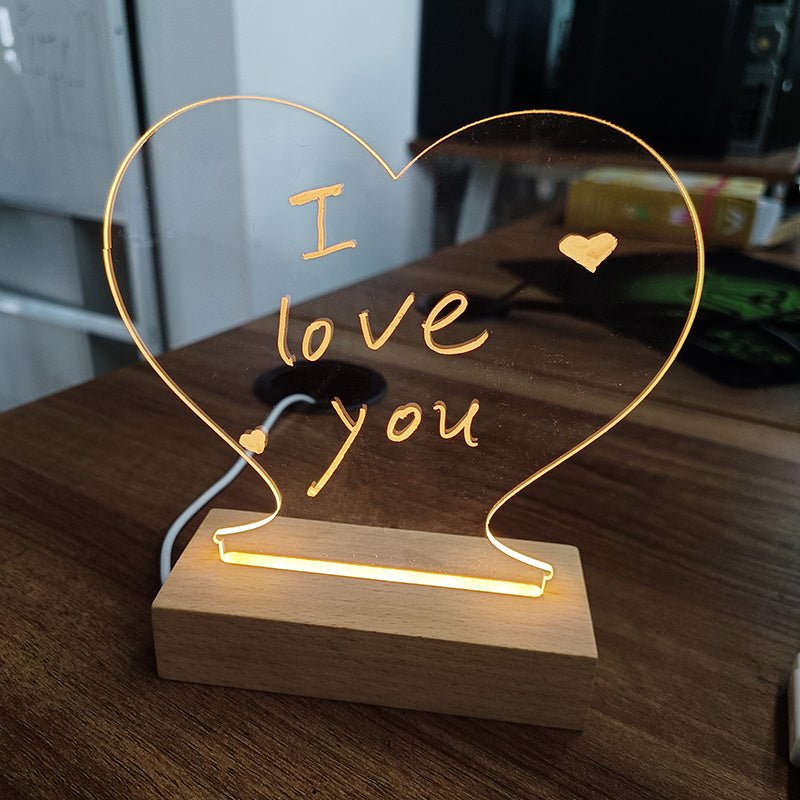 Creative Note Board with Led Night Light - Wholesale Electronics