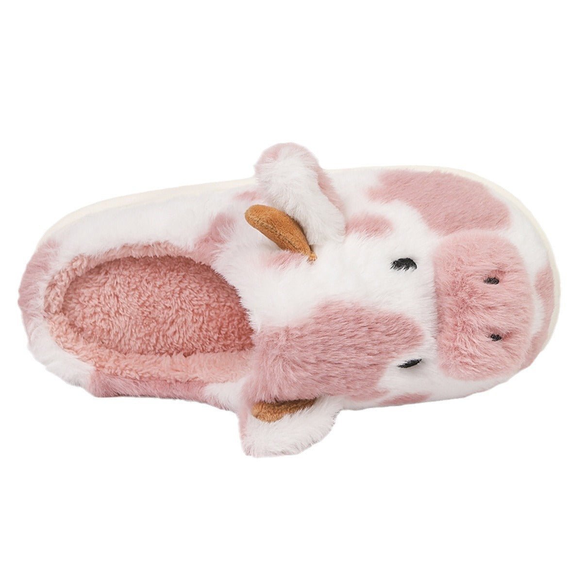 Cute Cartoon Cow Plush Slippers - Wholesale Electronics