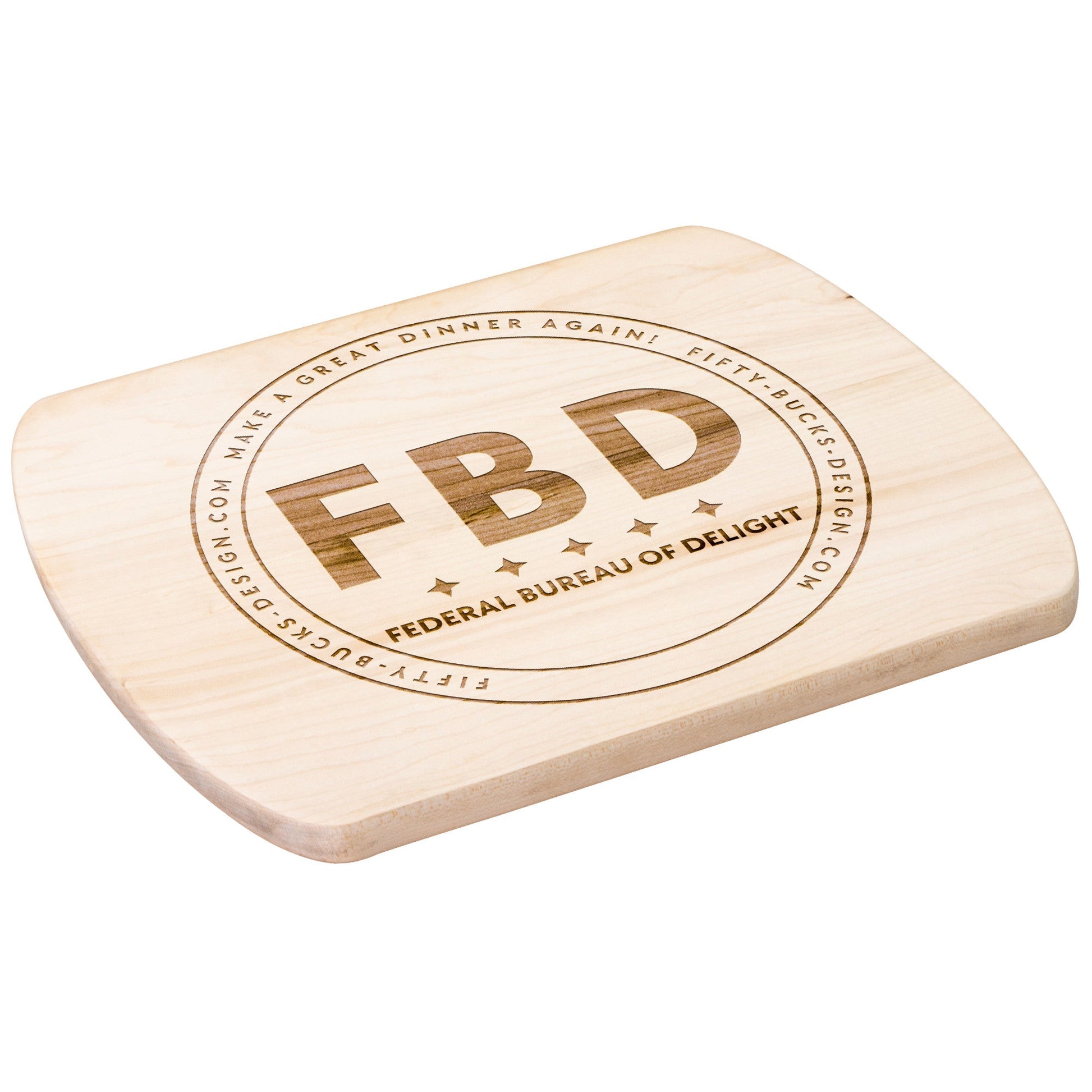 Cutting Board in Oval Shape, Made of Hardwood – Designed by Federal Bureau of Delight - Wholesale Electronics