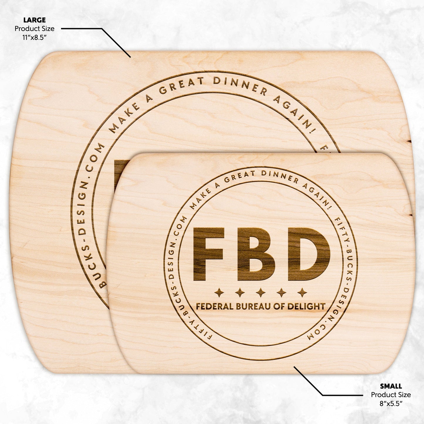 Cutting Board in Oval Shape, Made of Hardwood – Designed by Federal Bureau of Delight - Wholesale Electronics