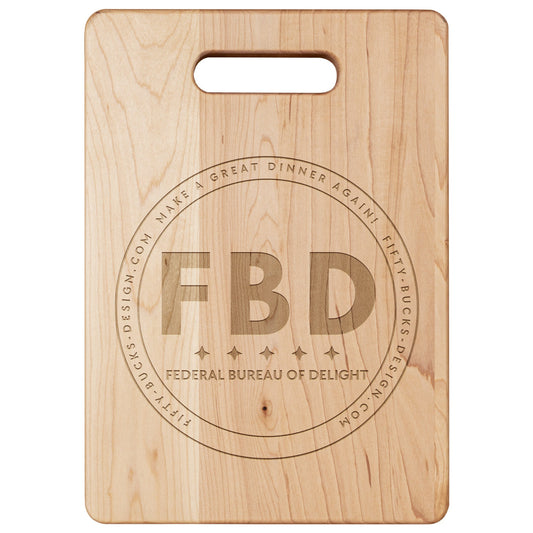 Cutting Board in Rectangular Shape, Made of Hardwood – Designed by Federal Bureau of Delight - Wholesale Electronics