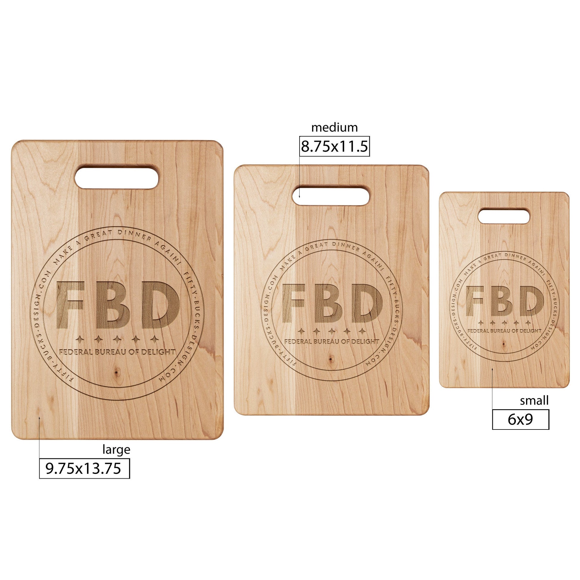 Cutting Board in Rectangular Shape, Made of Hardwood – Designed by Federal Bureau of Delight - Wholesale Electronics