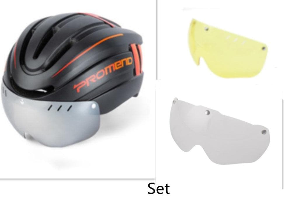 Cycling Helmet with Integrated Visor and Light for Your Safety - Wholesale Electronics