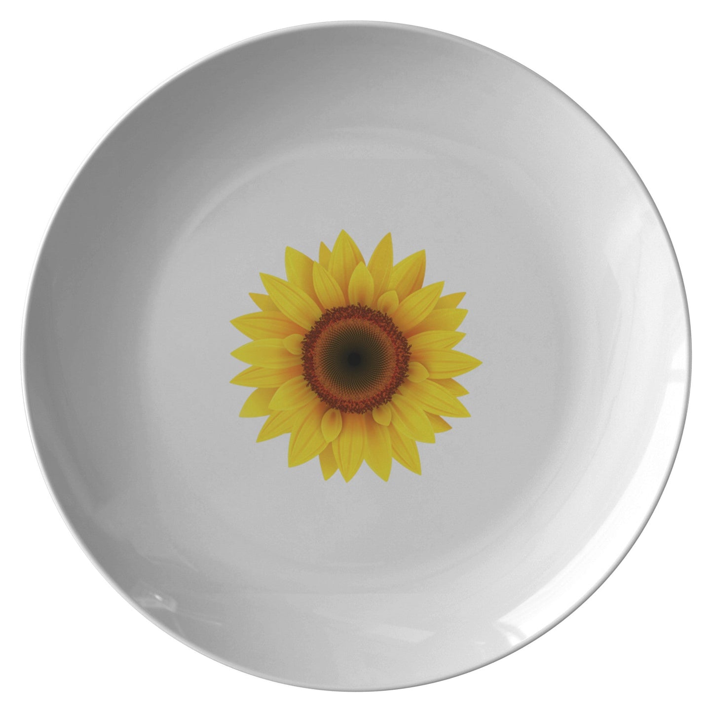 Dishes for Extreme Conditions: Dinner Plate with Sunflower Design by FBD - Wholesale Electronics