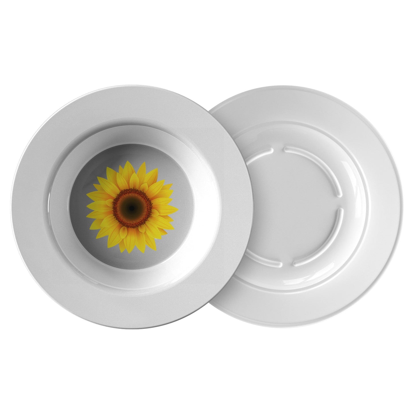 Dishes for Extreme Conditions: Soup Plate with Sunflower Design by FBD - Wholesale Electronics