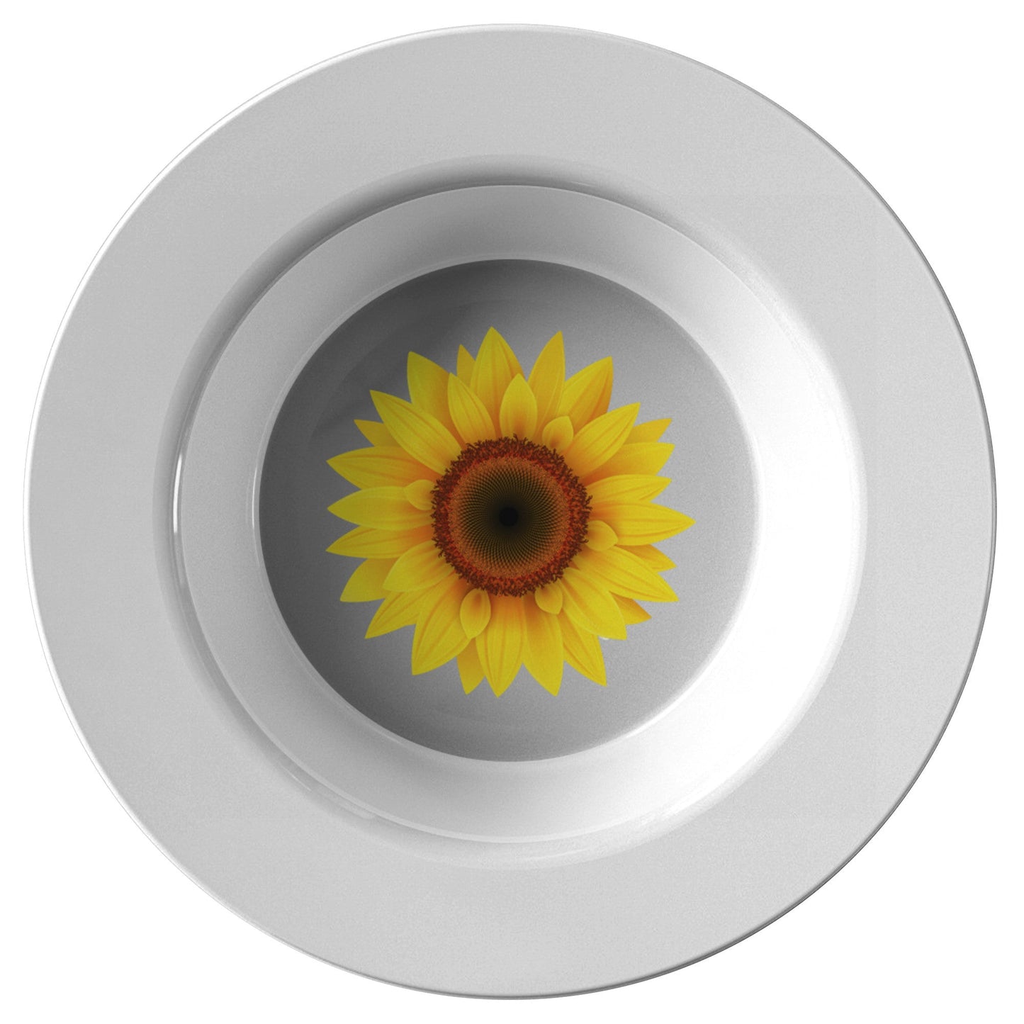 Dishes for Extreme Conditions: Soup Plate with Sunflower Design by FBD - Wholesale Electronics