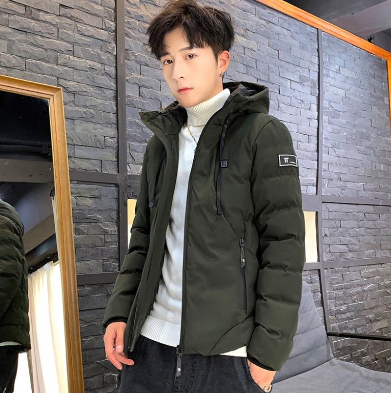 Heated Cotton Coat for Men - Wholesale Electronics