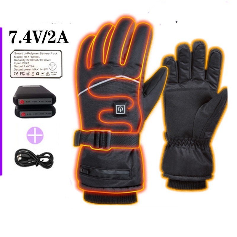 Heated Gloves | Waterproof | Touch Screen Compatible - Wholesale Electronics