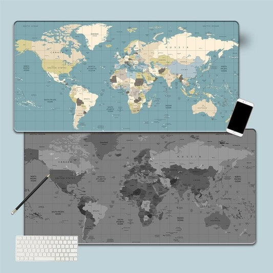 Keyboard and Mouse Pads with Printed Maps - Wholesale Electronics