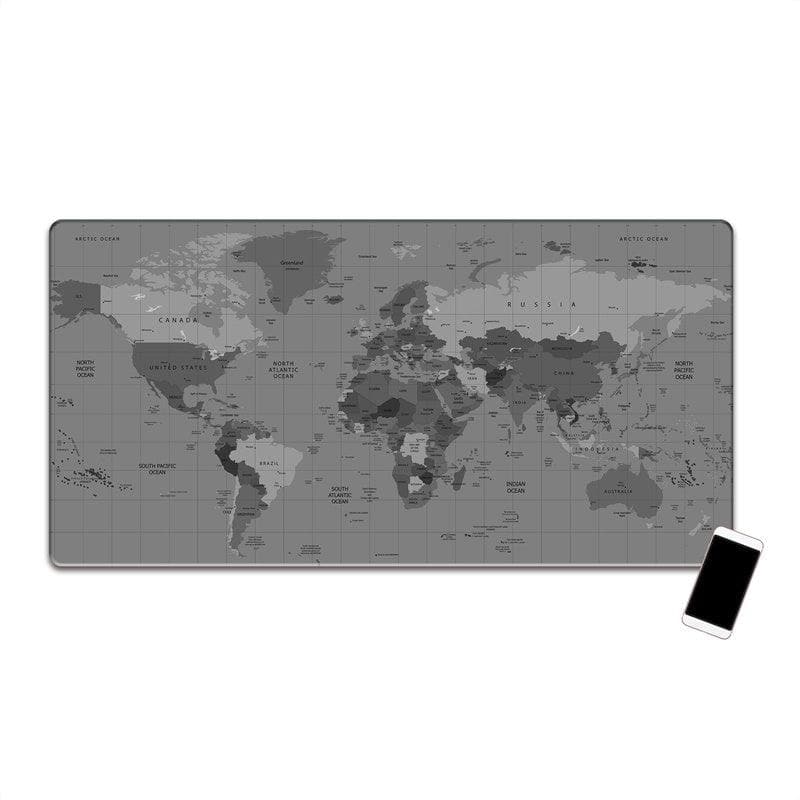 Keyboard and Mouse Pads with Printed Maps - Wholesale Electronics