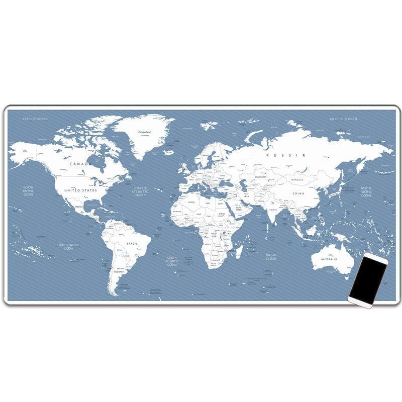 Keyboard and Mouse Pads with Printed Maps - Wholesale Electronics