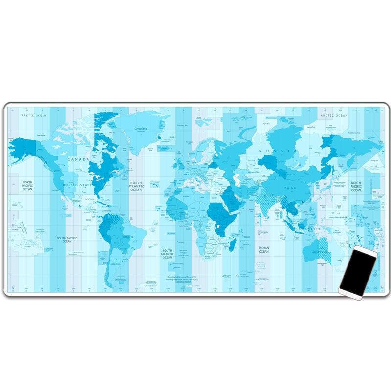 Keyboard and Mouse Pads with Printed Maps - Wholesale Electronics