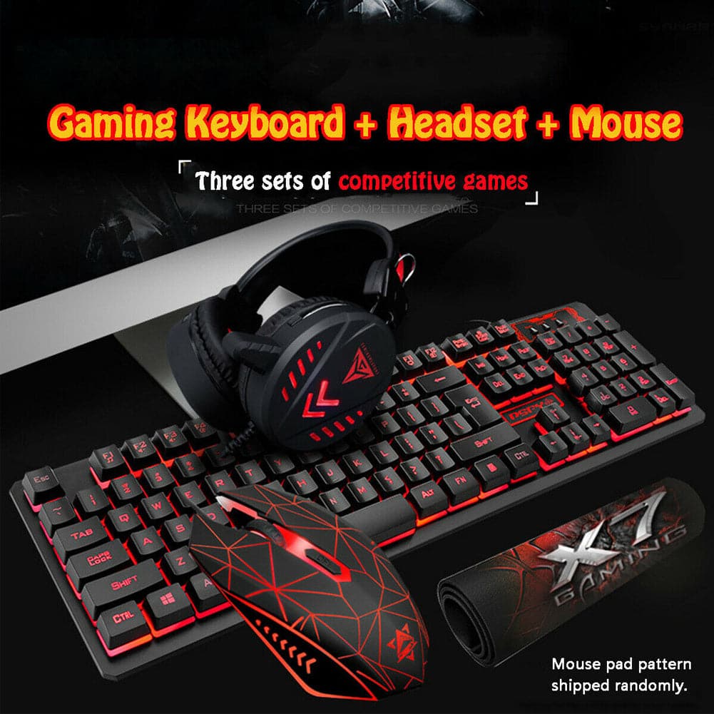 Luminous Keyboard and Mouse Set - Wholesale Electronics