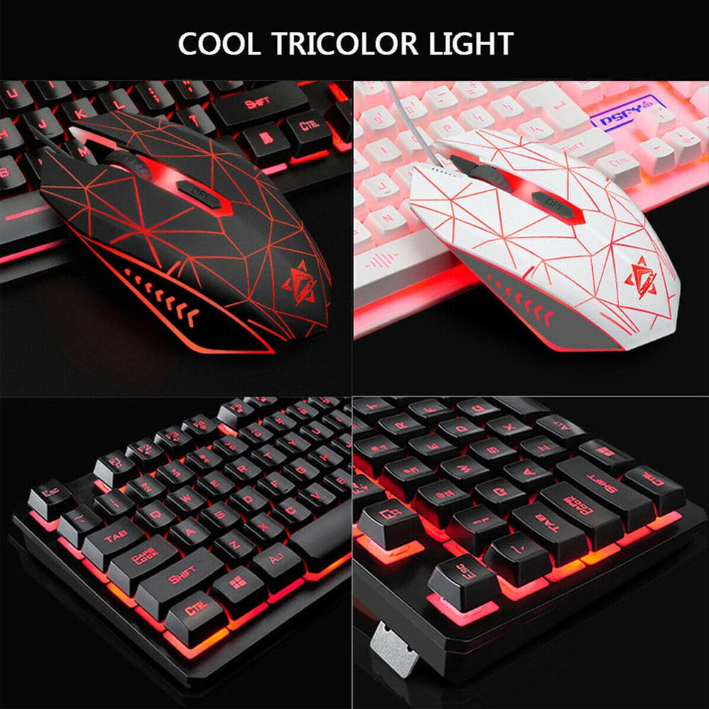 Luminous Keyboard and Mouse Set - Wholesale Electronics