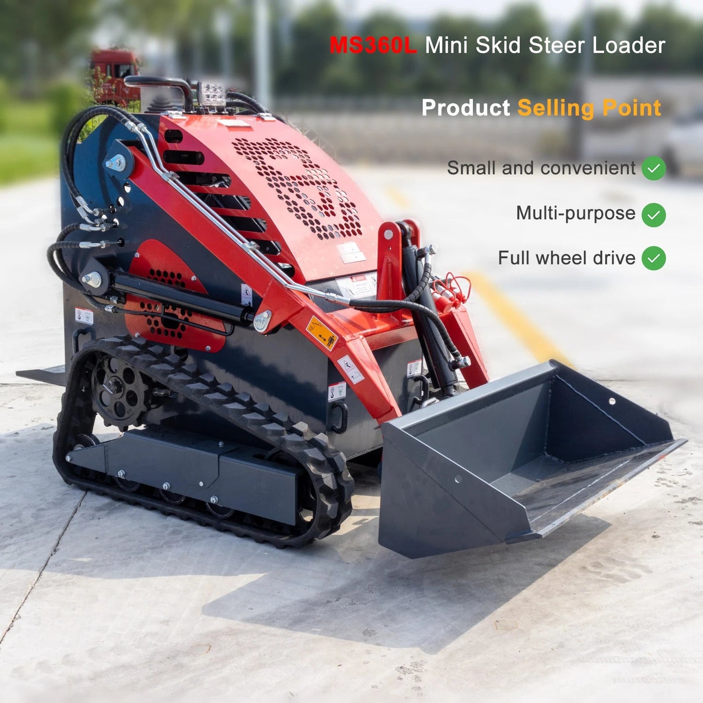 Multi - Functional Compact Skid Steer Loader | Door - to - Door Delivery in the US Free of Charge. - Wholesale Electronics