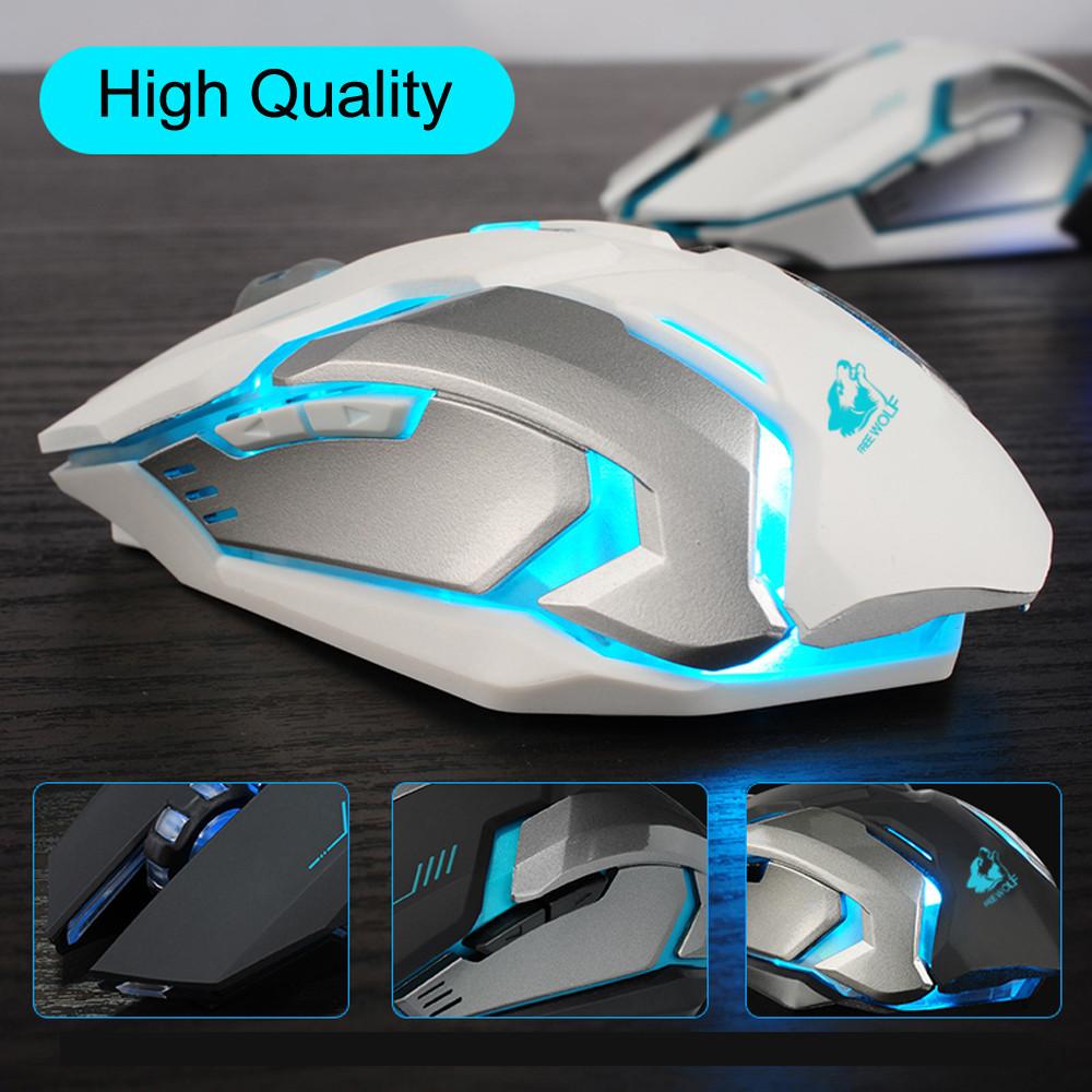 Ninja Dragon Stealth 7 Wireless Silent LED Gaming Mouse - Wholesale Electronics