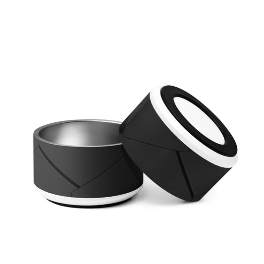 Pet Bowl with a Black Touch on a 3D Background | 0.5 and 0.9 litres | Design by FBD - Wholesale Electronics