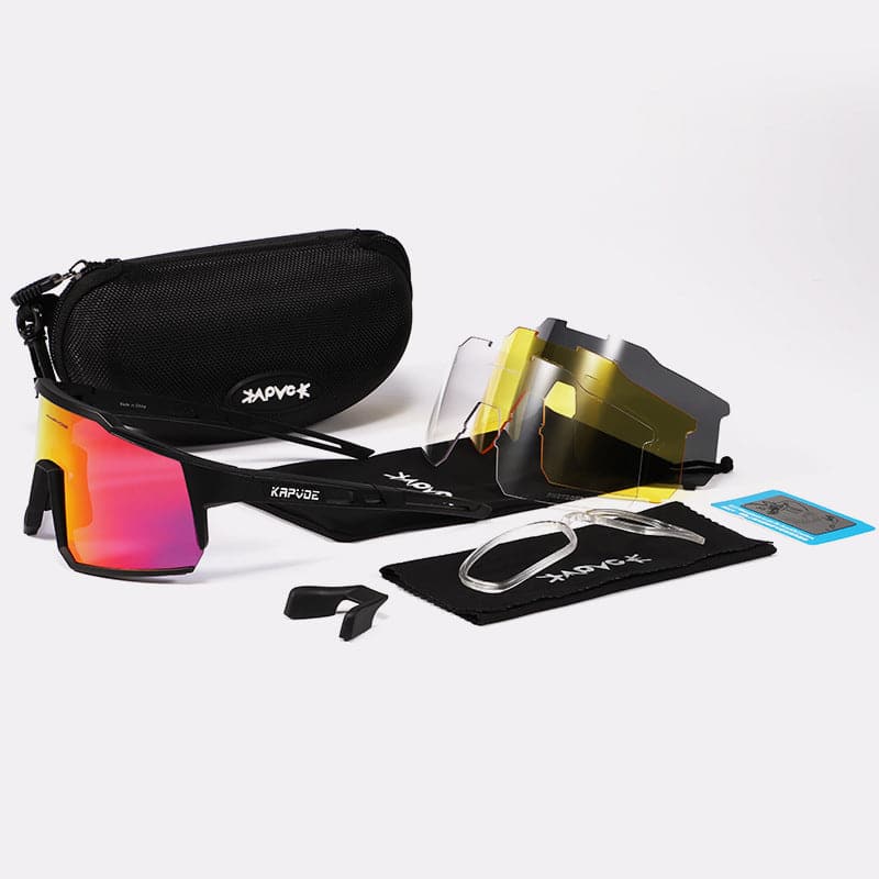 Polarized Sports Glasses with Interchangeable Lenses - Wholesale Electronics