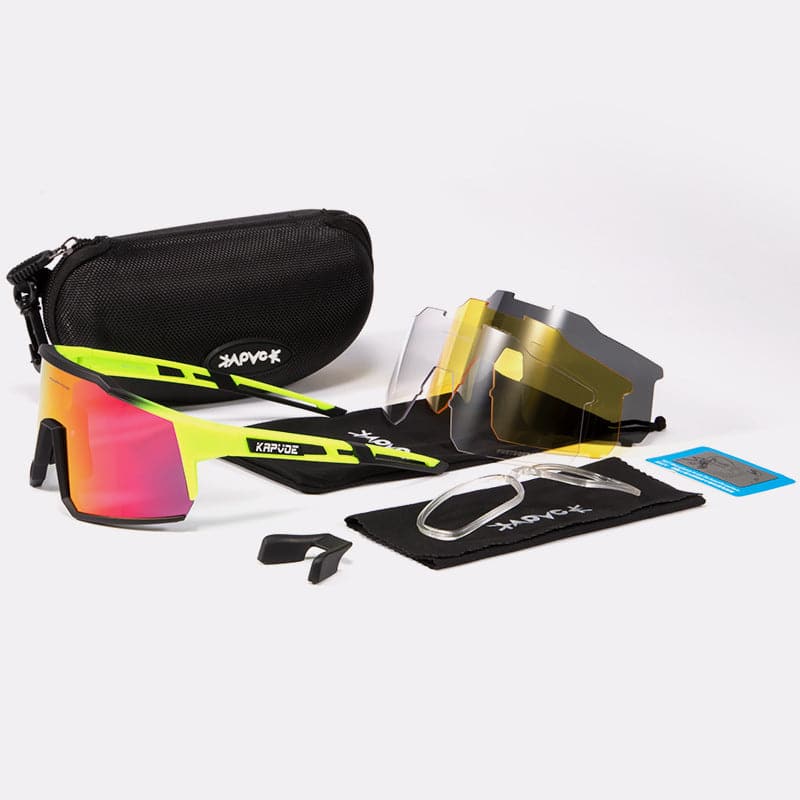 Polarized Sports Glasses with Interchangeable Lenses - Wholesale Electronics