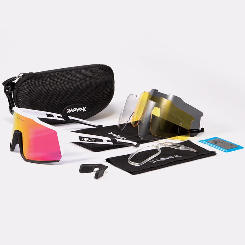 Polarized Sports Glasses with Interchangeable Lenses - Wholesale Electronics