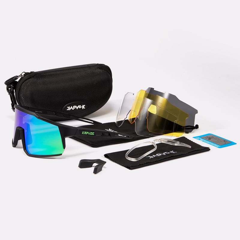 Polarized Sports Glasses with Interchangeable Lenses - Wholesale Electronics