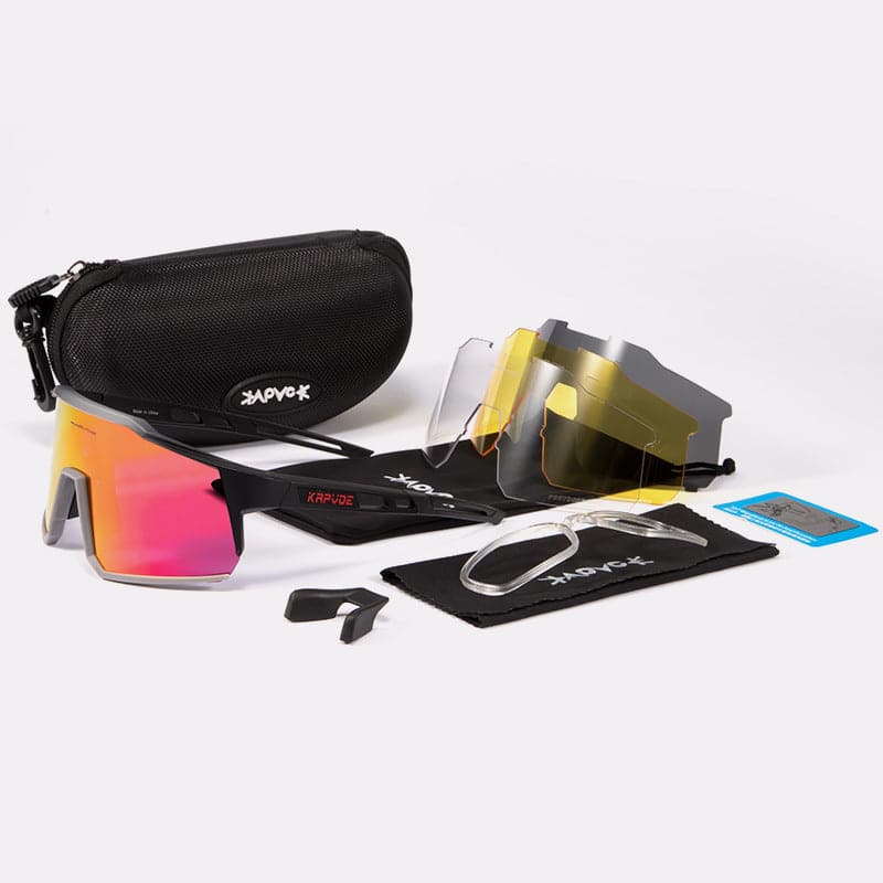 Polarized Sports Glasses with Interchangeable Lenses - Wholesale Electronics