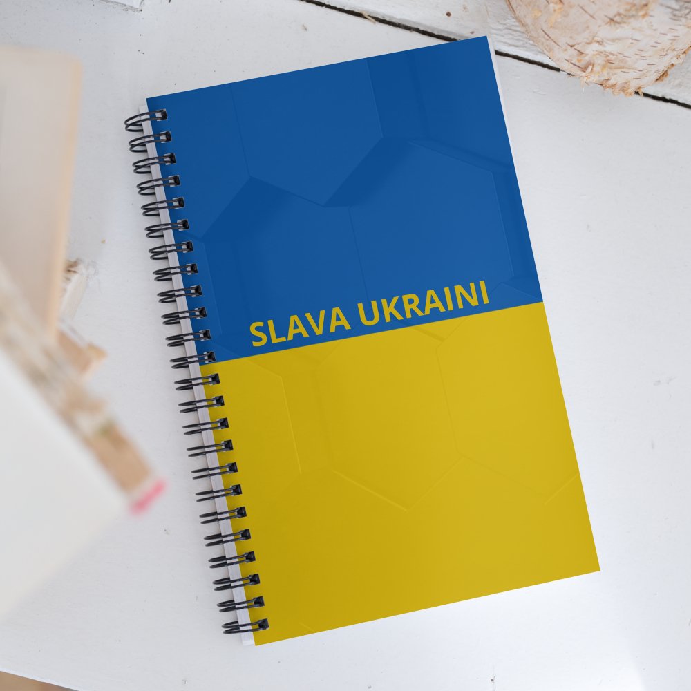 Shop and Support: Notebook with Slava Ukraini Design. - Wholesale Electronics