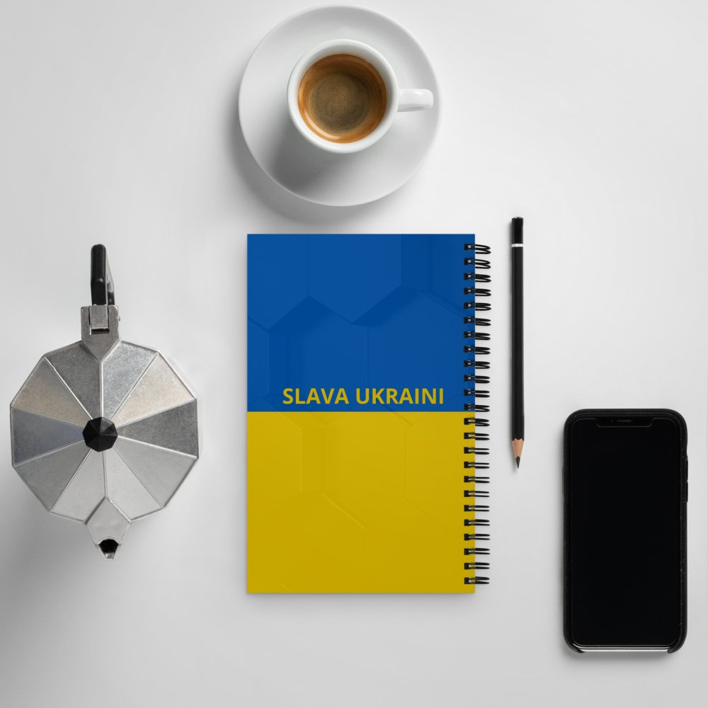 Shop and Support: Notebook with Slava Ukraini Design. - Wholesale Electronics