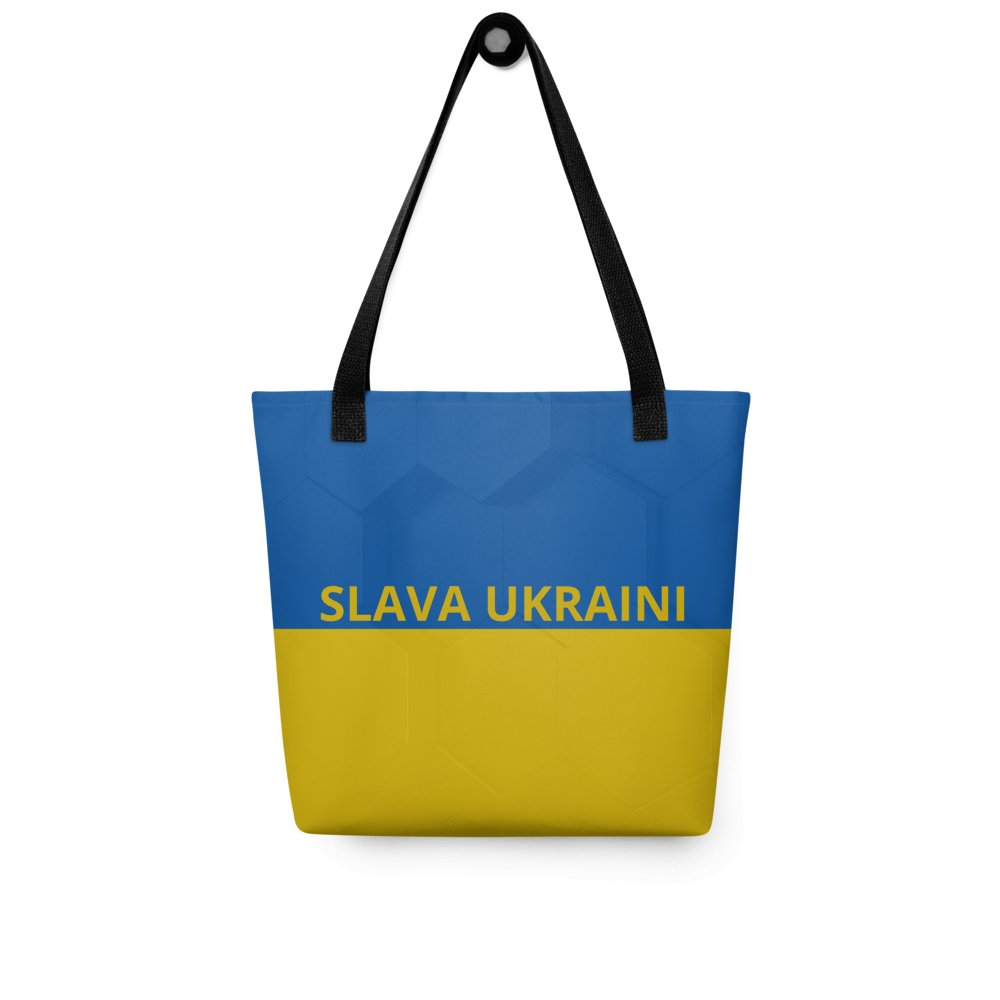 Shop and Support: Tote Bag with Slava Ukraini Design. - Wholesale Electronics