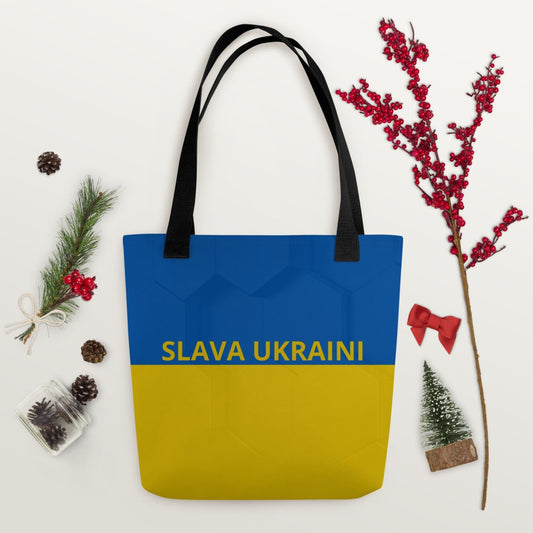 Shop and Support: Tote Bag with Slava Ukraini Design. - Wholesale Electronics