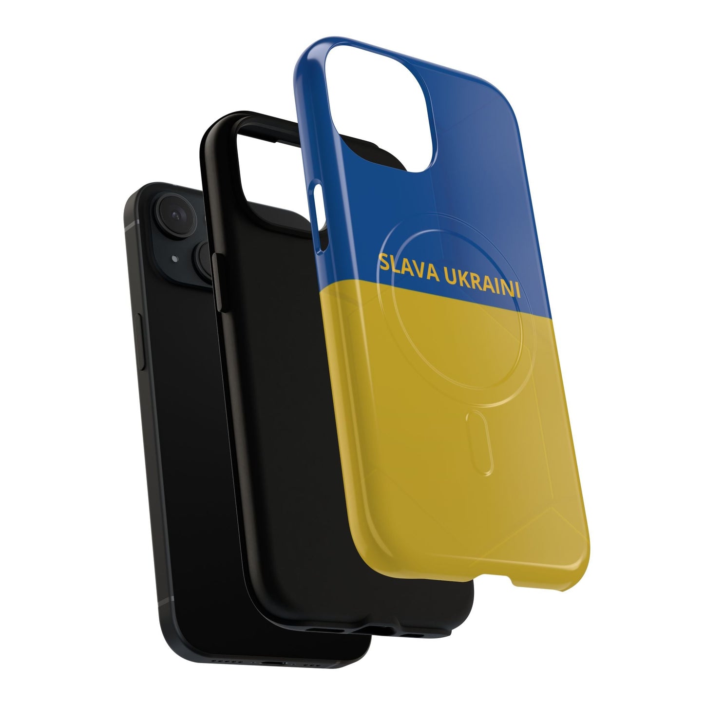 Shop and Support: Tough Magnetic Case with Slava Ukraini Design for Apple iPhone Models 14 - 16. - Wholesale Electronics