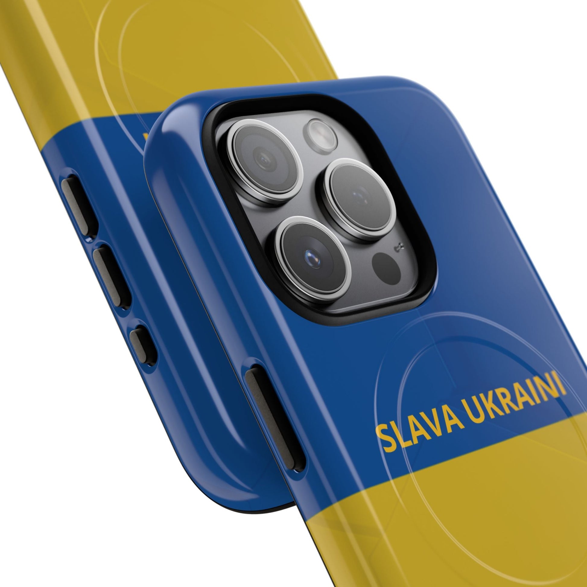 Shop and Support: Tough Magnetic Case with Slava Ukraini Design for Apple iPhone Models 14 - 16. - Wholesale Electronics