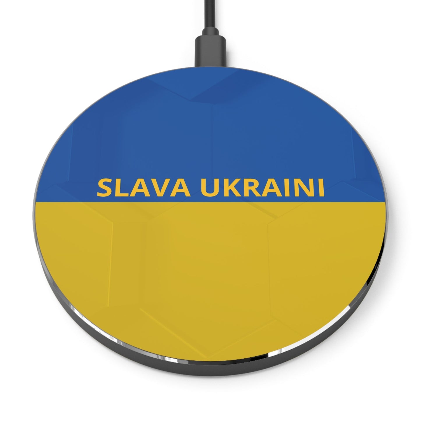 Shop and Support: Wireless Charger with Slava Ukraini Design. - Wholesale Electronics