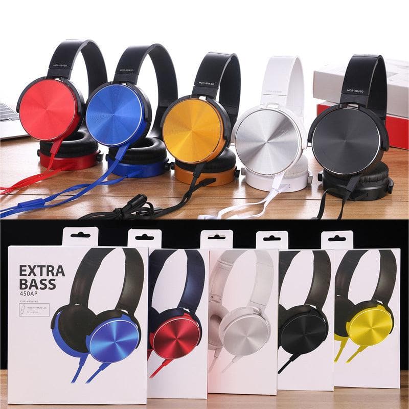 Stylish Headphones with Extra Bass, Connection 3.5mm - Wholesale Electronics