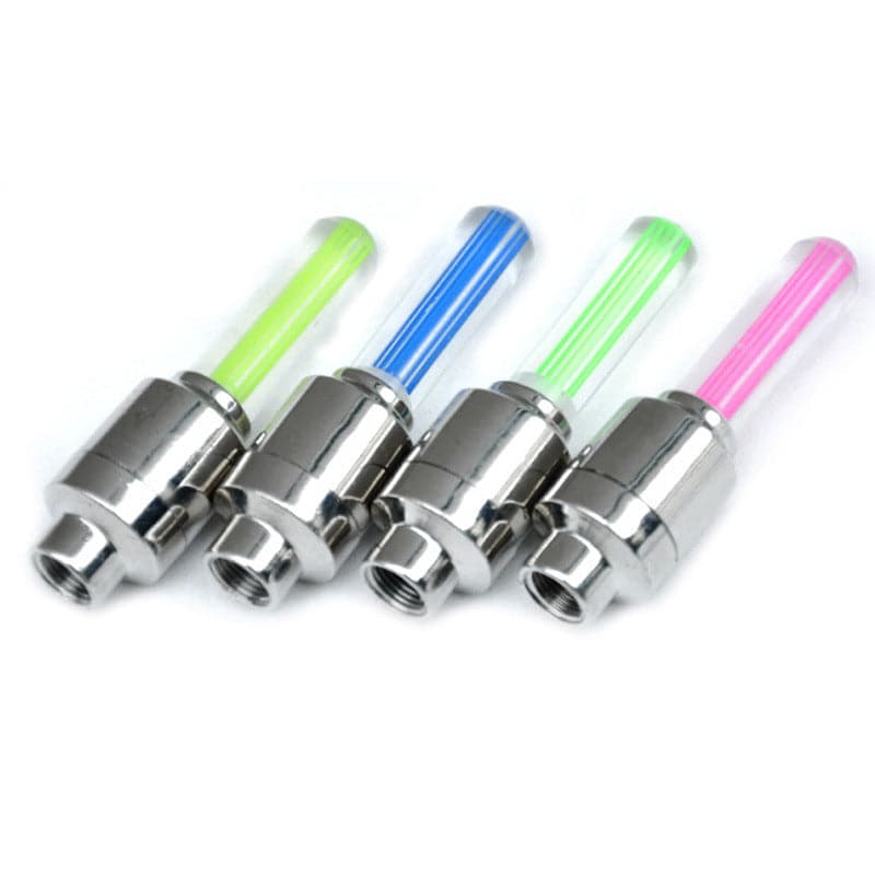 Tyre Wheel Valve Caps with Neon Lights - Wholesale Electronics