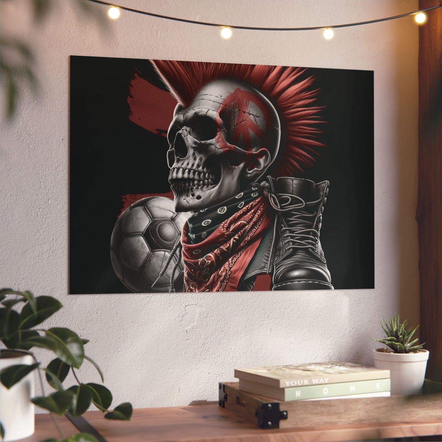 Wall Art | Cyberpunk Collection Underground Movement of Soccer | Limited Edition 99 pcs | For Indoor and Outdoor Use - Wholesale Electronics