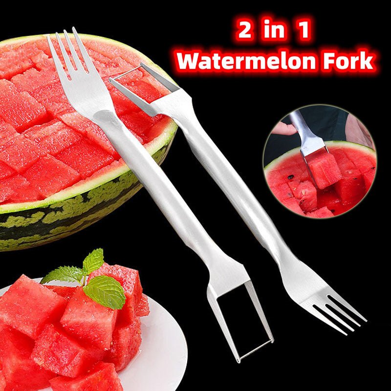 Watermelon Fork and Slicer | 2 In 1 - Wholesale Electronics