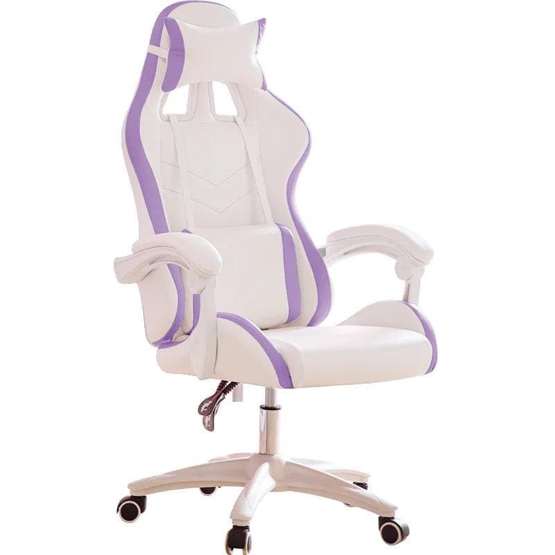 WCG Pink Gaming Chair with Leg Rest and Ergonomic Design - Wholesale Electronics