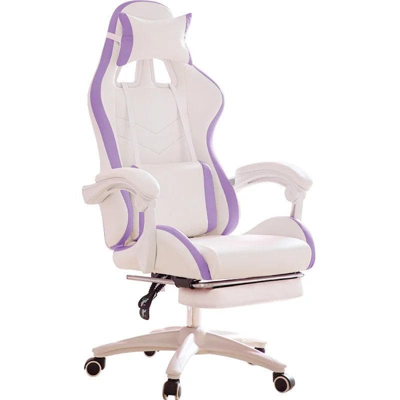 WCG Pink Gaming Chair with Leg Rest and Ergonomic Design - Wholesale Electronics