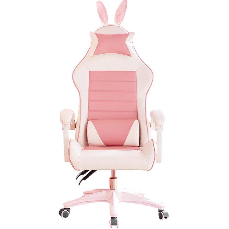 WCG Pink Gaming Chair with Leg Rest and Ergonomic Design - Wholesale Electronics