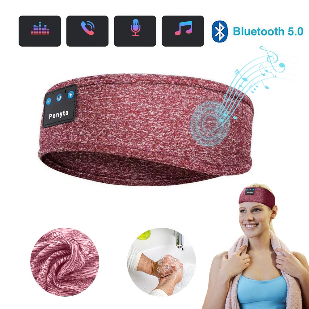 Wireless Bluetooth Sleeping Headphones Sports Headband Eye Mask - Wholesale Electronics