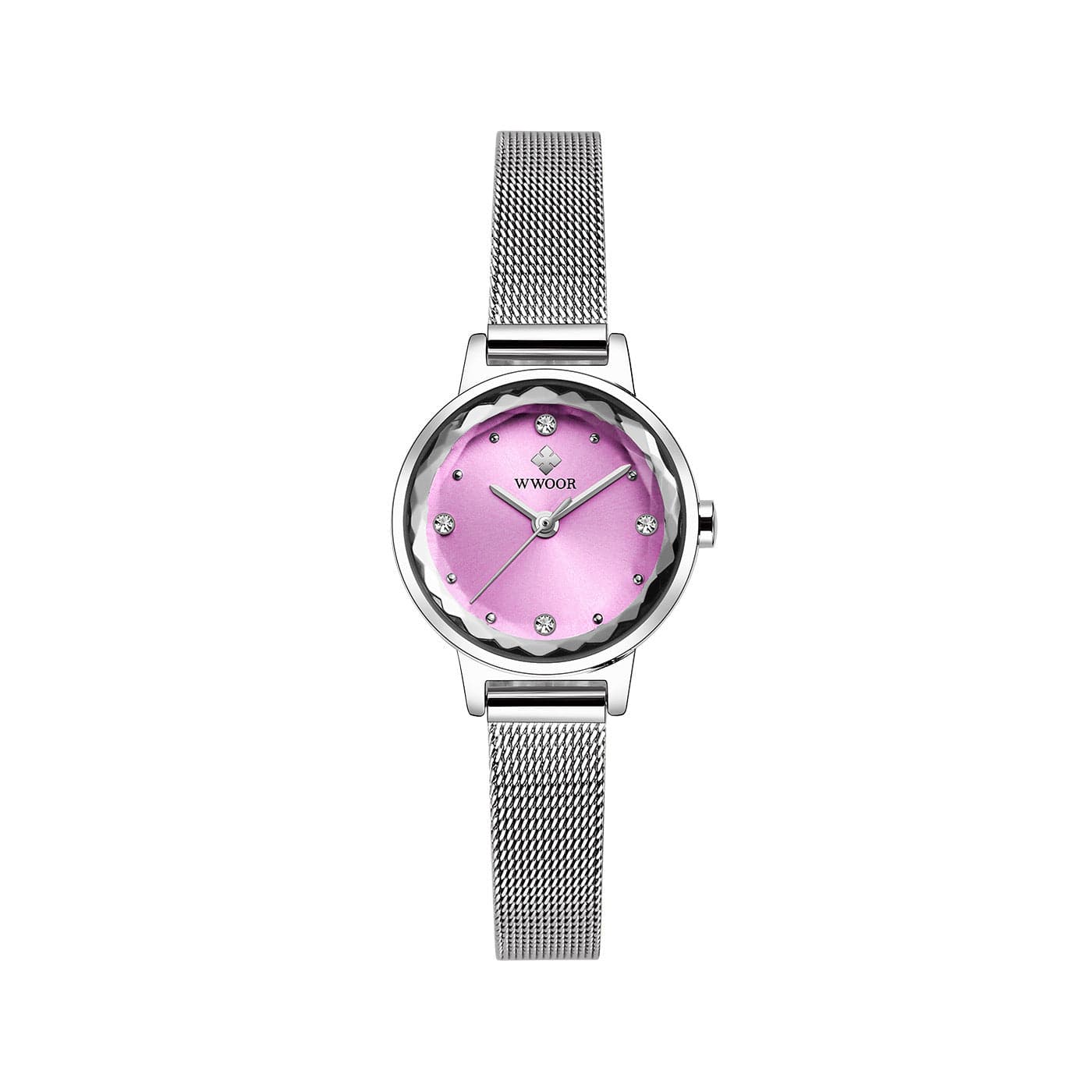 Women's Quartz Watch with Mesh Strap - Wholesale Electronics